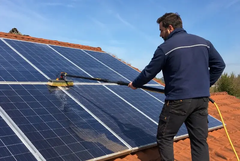 Nettoyage et entretien de panneaux solaires à Salasc